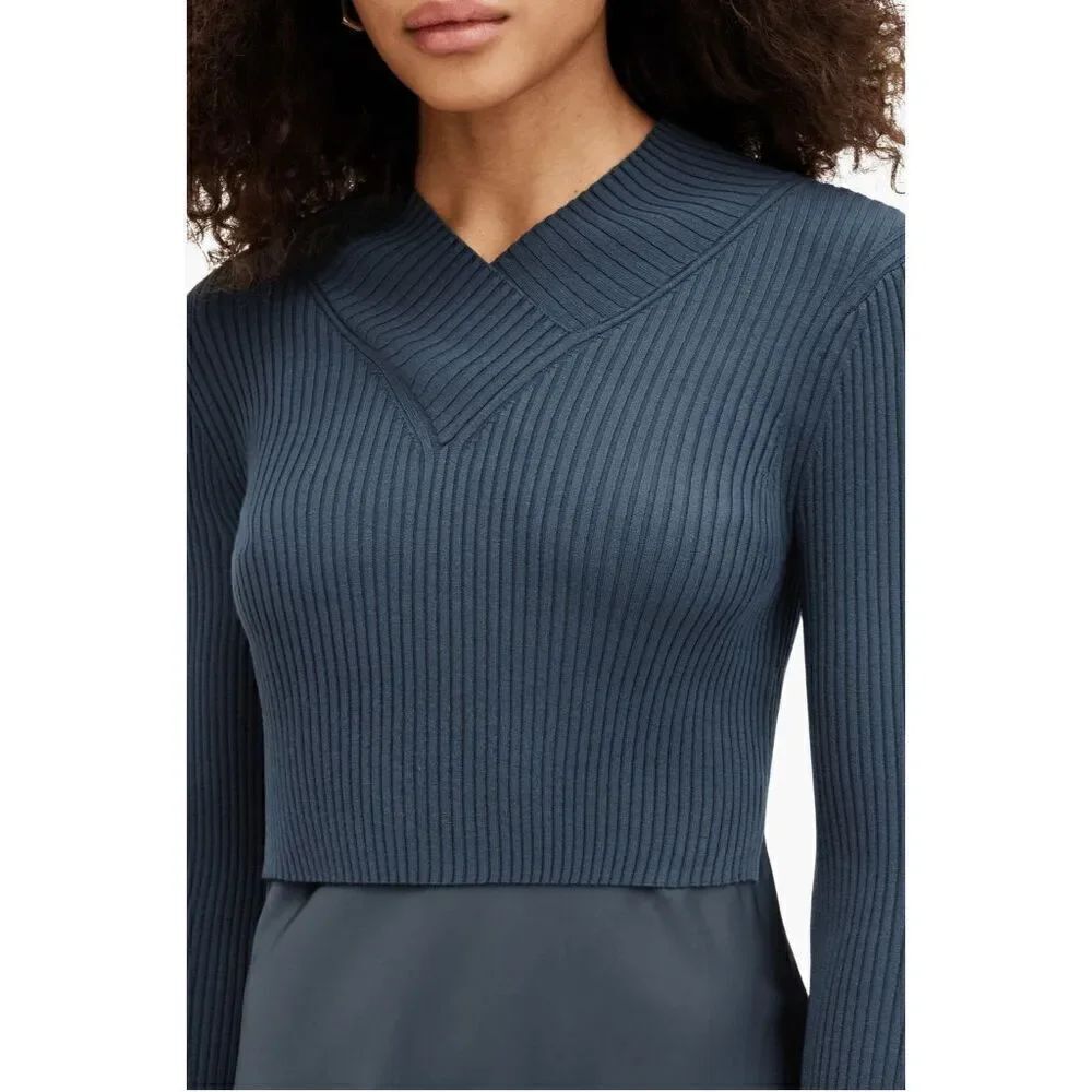 ALLSAINTS Blue Sweater - Picture 4 of 12
